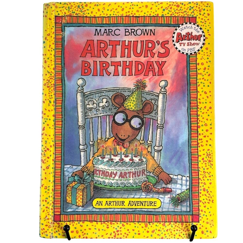 VTG 1989 First Ed. Arthur's Birthday Book by Marc Brown, Hardcover